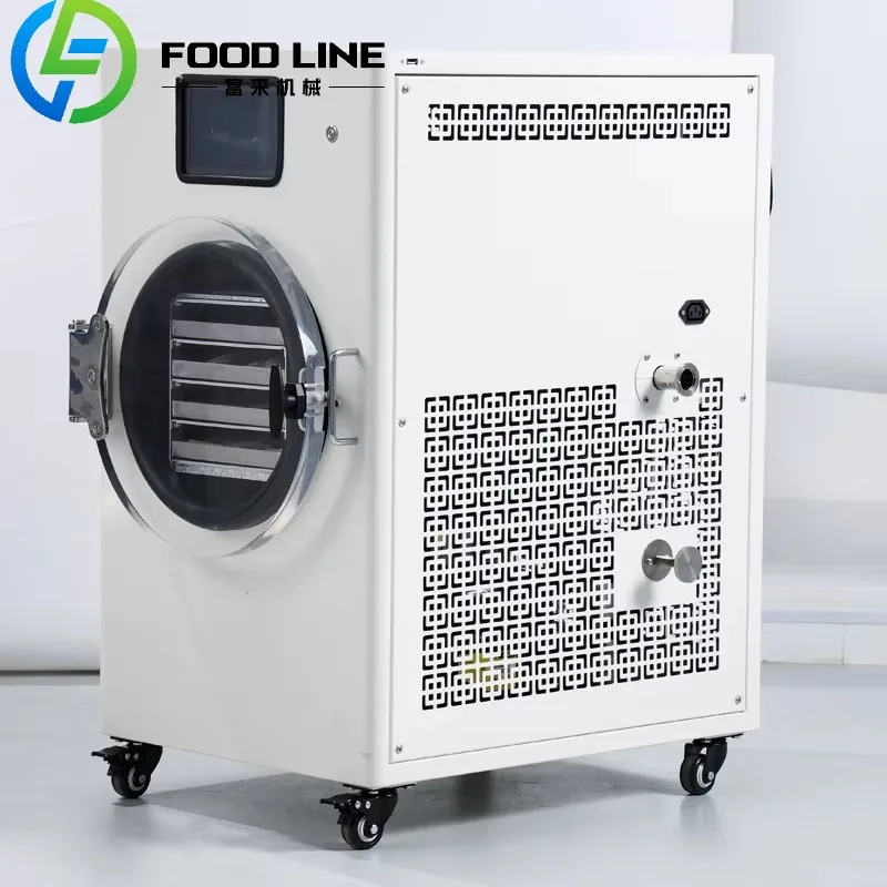 Mini Food Lyophilizer Machine Freeze Dried Vacuum Pet Food Vegetable Fruit Freeze Dryer Weight Loss Freeze Dried Candy Powder