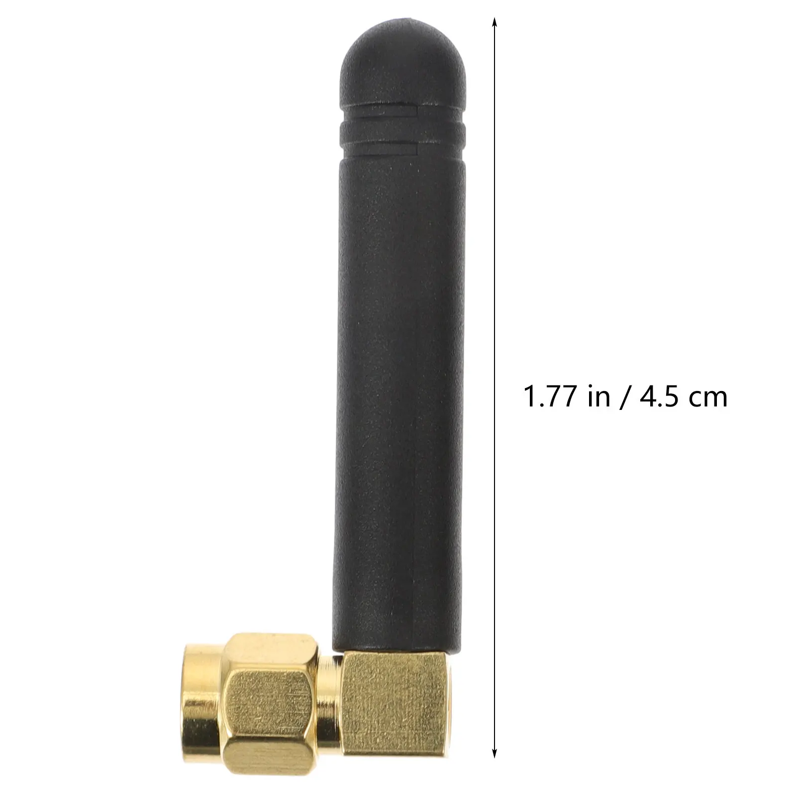 2Pcs High Gain Signal Booster Antenna 2.4g Sma Male Connector Right Angle Replacement for Wireless Receiver Transmitter view 3