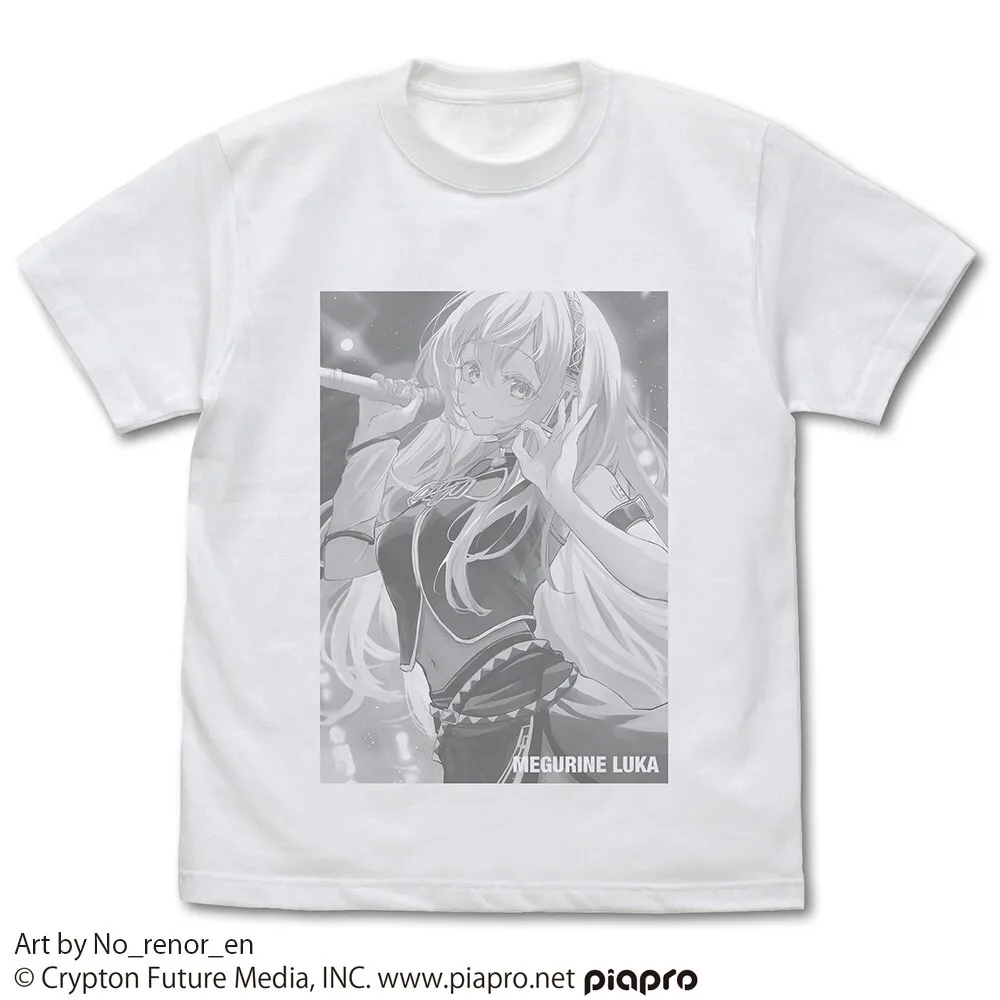 

Megurine Luka T shirt No_renor_en Ver White Japan limited New Pre sale