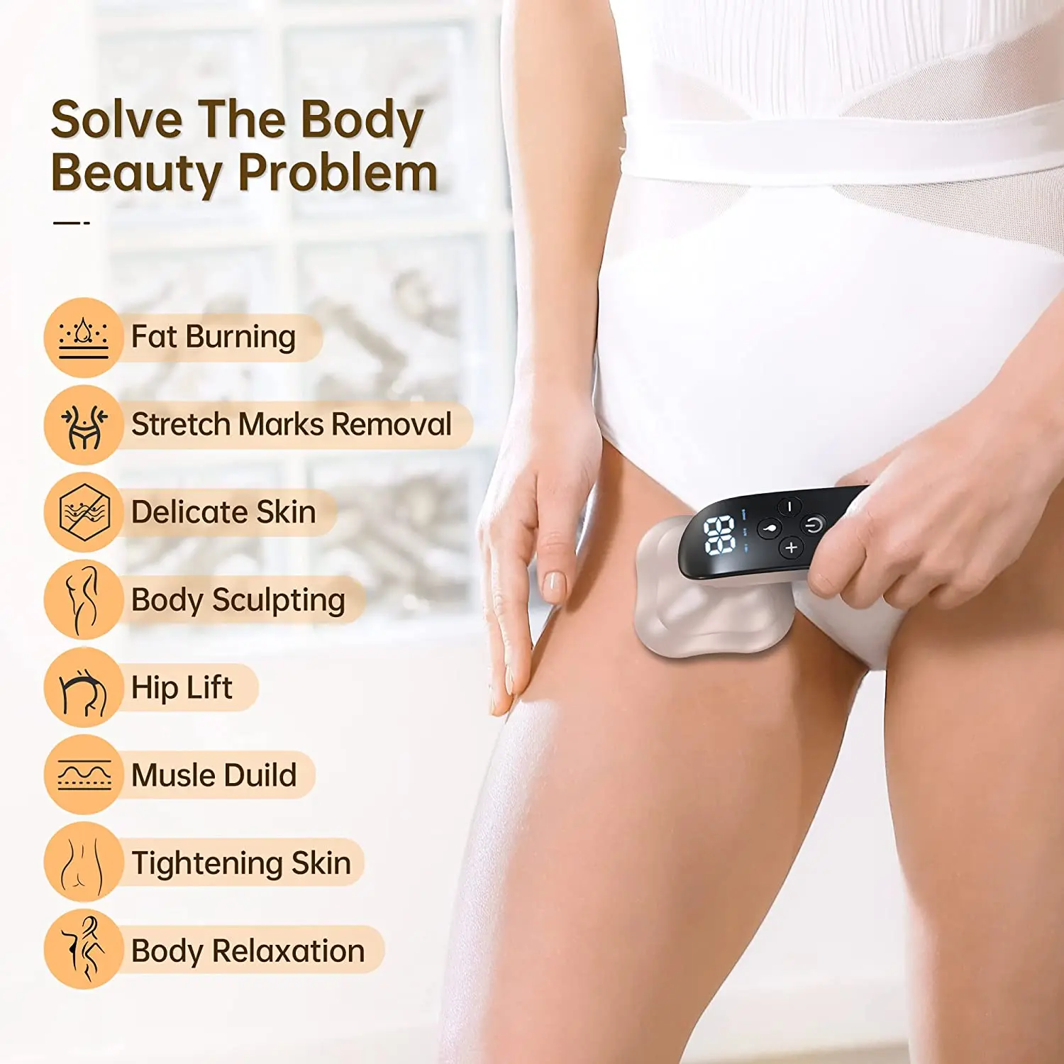 Customizable Fat Loss Cellulite Massager Skin Tightening Machine Body Contouring Slimming Fat Dissolving Lifting Body Shaping