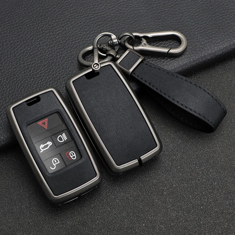 

Zinc Alloy Car Remote Key Case For Land Rover Range Rover Sport Velar Evoque Freelander2 Discovery Jaguar XF XJ XJL XE