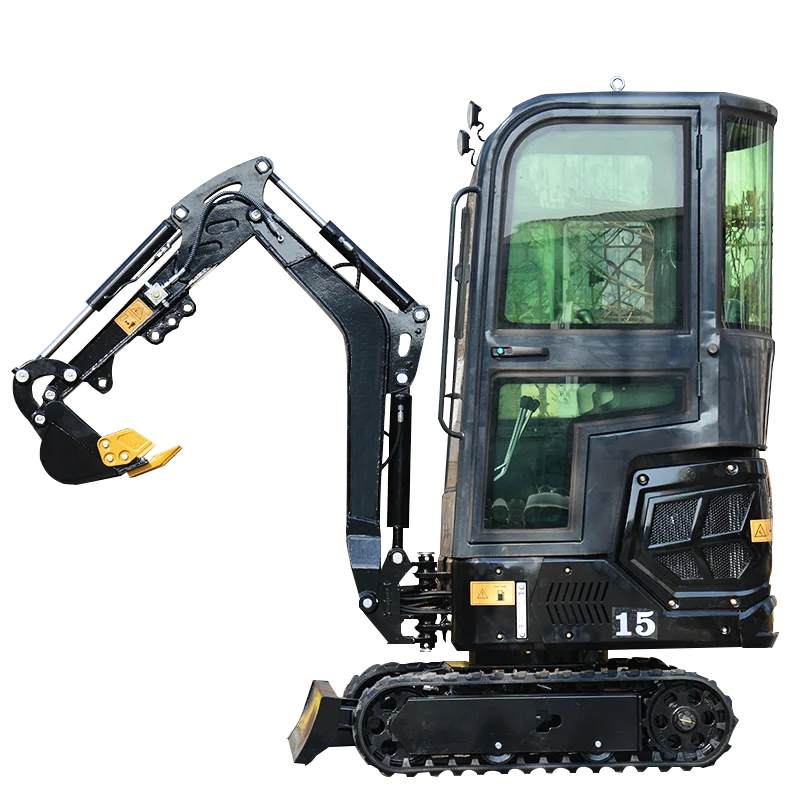 중국 맞춤형 1.5톤 미니 굴삭기 1.5톤 미니 굴착기 소형 굴삭기 농장 과수원 및 과수원 정원 작업용