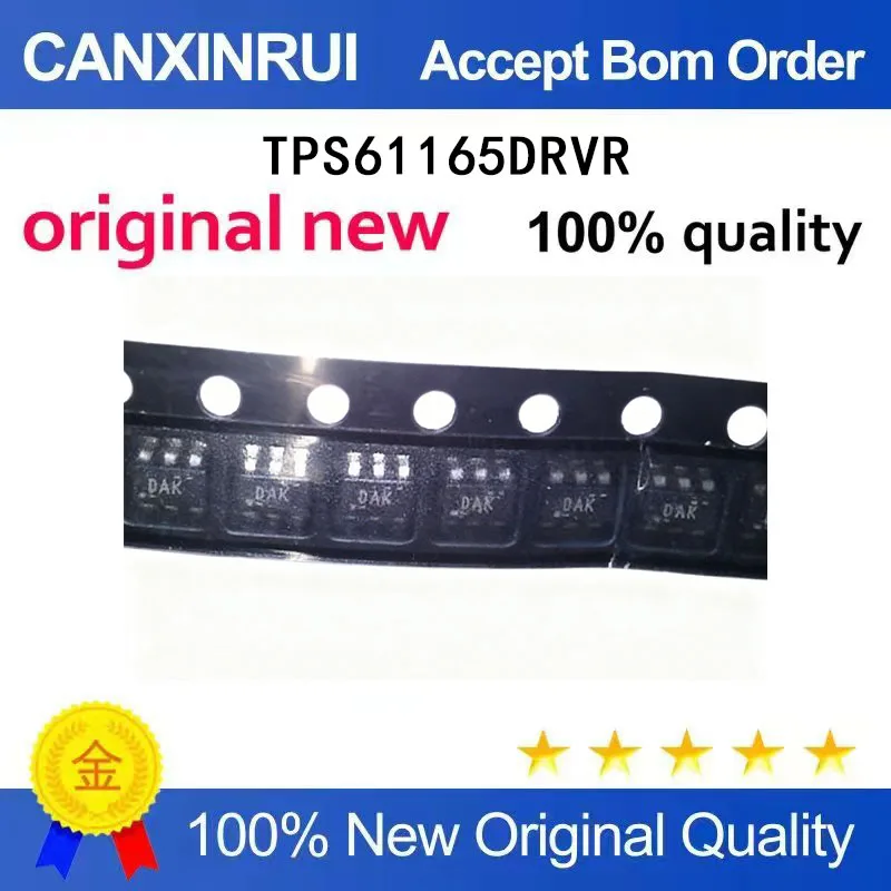 

(5 Pieces) TPS61165DRVR silk screen CCQ QFN TPS61165DBVR silk screen DAK SOT23-6
