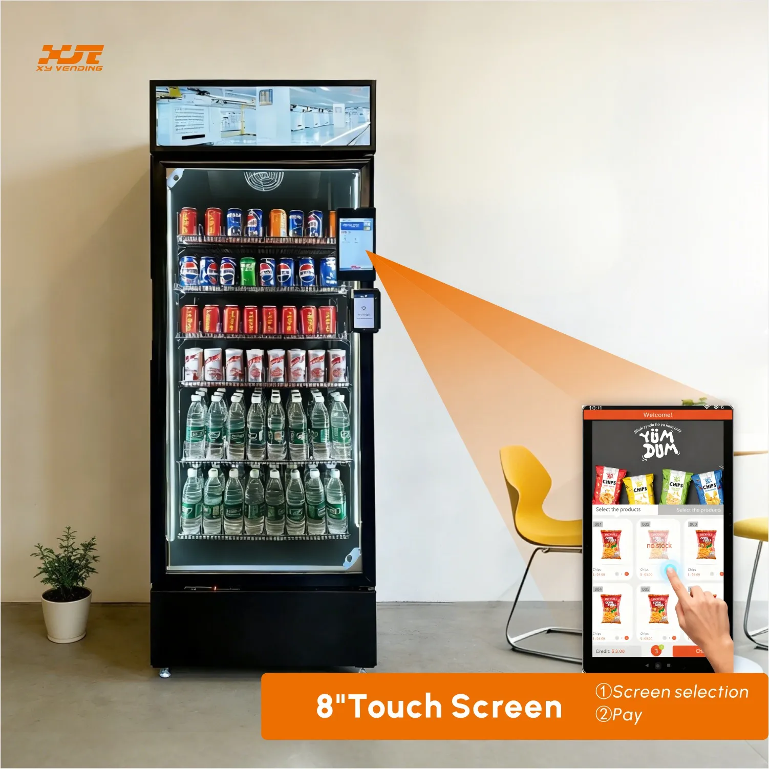 Vending Machine Enables Rapid and Accurate Local Settlement Through Visual Monitoring