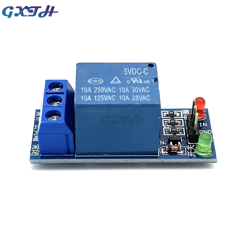 Trigger di livello basso 5V 1 canale modulo relè interfaccia scheda di schermatura per scheda di espansione relè MCU PIC AVR DSP ARM