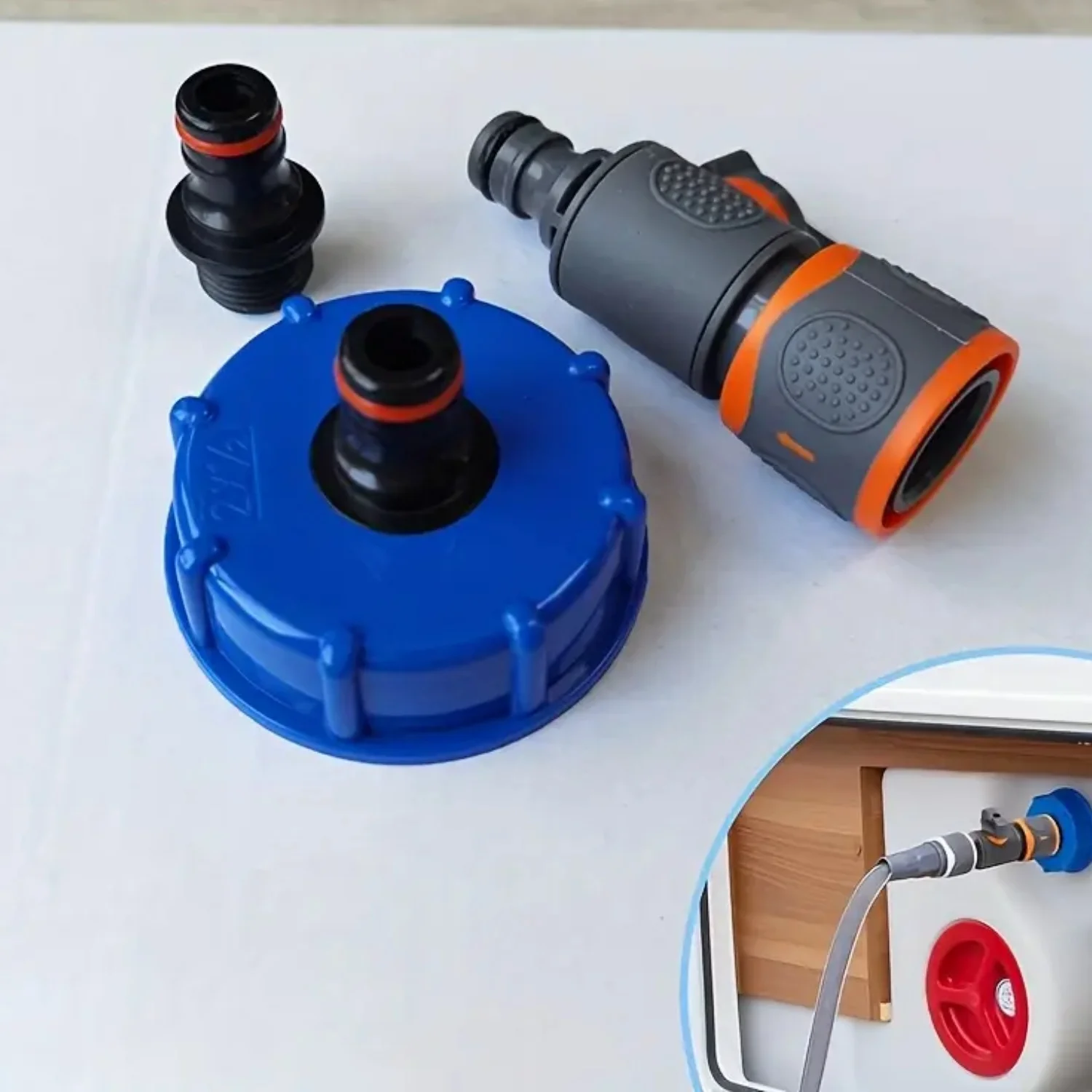

RV Water Tank Filling Adapter With Quick Connect Break-Resistant For RVs And Campers Caravan Durable Plastic Adapter