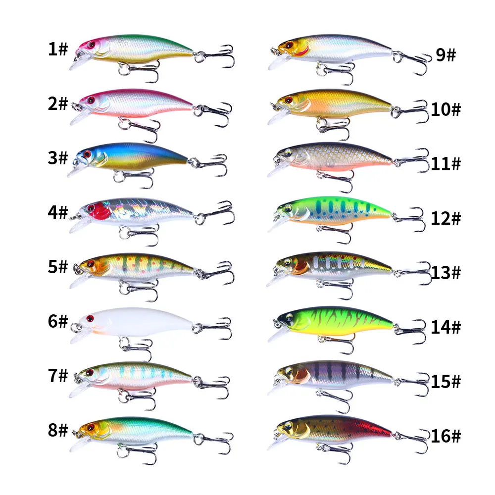 1PC  Hot Model Sinking Minnow Fishing Lures 60mm 4.3g Jerkbait Bass Pike Carkbait Wobblers Swimbait  Hard Bait fishing goods