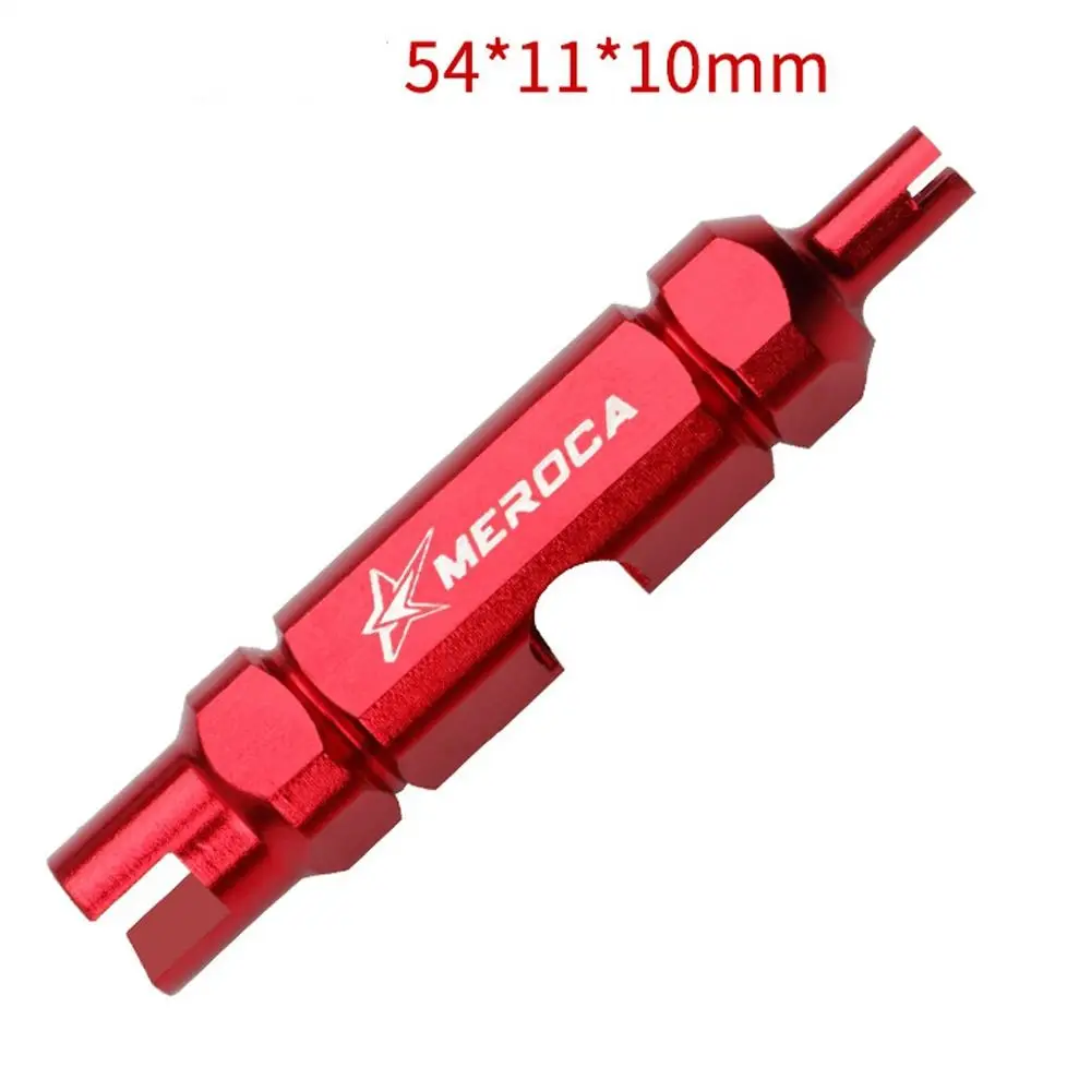 3 in 1 Schrader Valve Tool Disassembly Prismatic Shape Valve Core Wrench No Slipping CNC Turning Air Nozzle Wrench Presta Valves