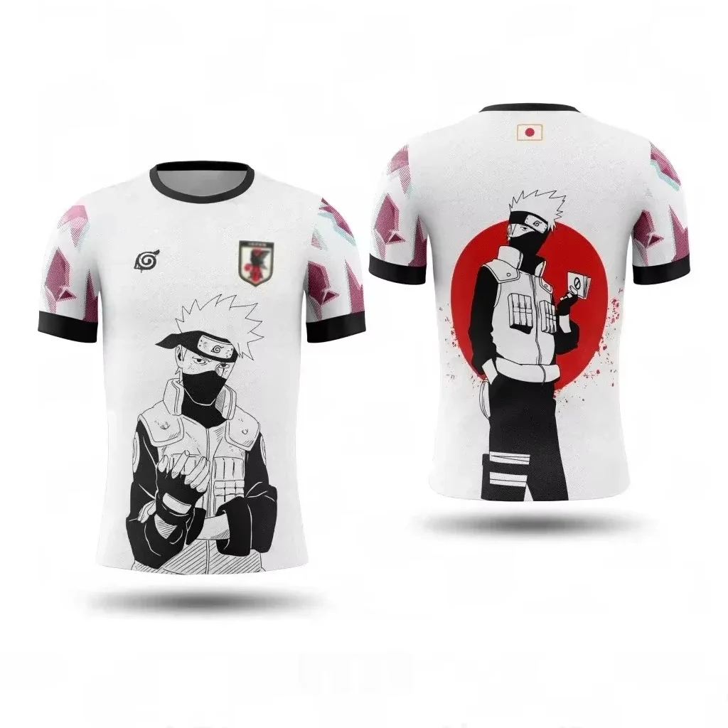 Naruto Kakashi Hatake Anime AOP Print Breathable Summer Family Adult Kids Athleisure Jersey T Shirt Merch Short Sleeve