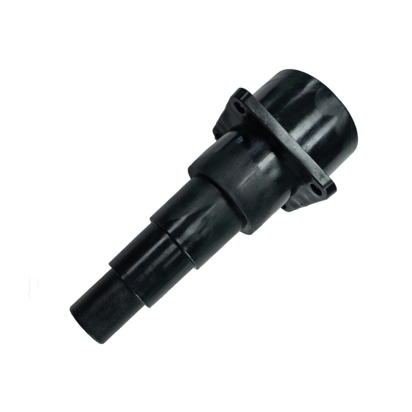 4-Step TPE Hose Adapter Space Saving Tapered Vacuum Adapter with Mounting Flange Modular Step Fitting Rigid Adapters Stackable
