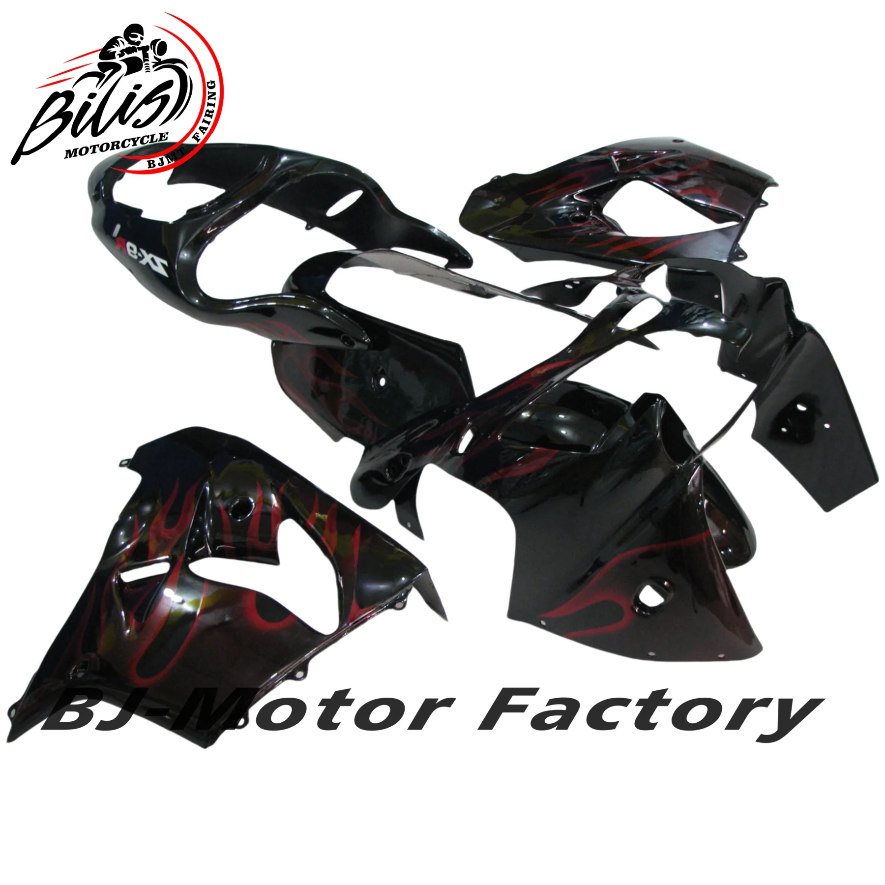 لكاواساكي ZX-9R ZX9R 2000 2001 دراجة نارية الملحقات هيكل السيارة مجموعة حقن ABS البلاستيك كامل Fairings لوحة عدة