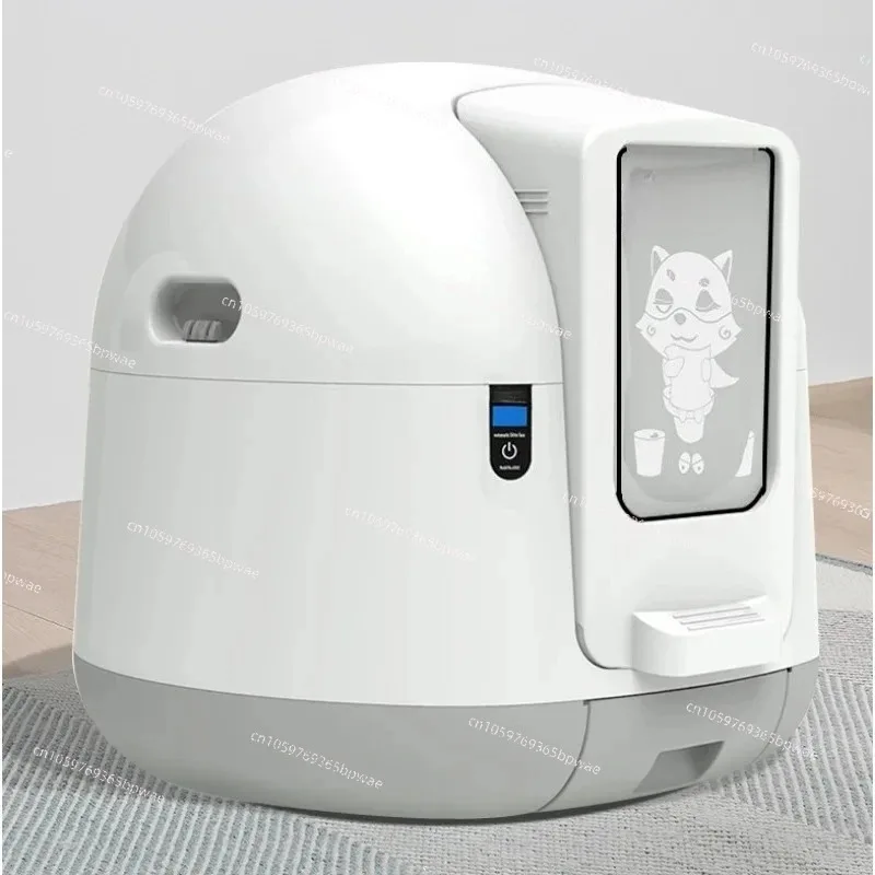 Automatic Cat Litter Box, Smart Cat Toilet, Electric Fully Enclosed Oversized Cat Supplies, Anti-splash Shit Shoveling Machine