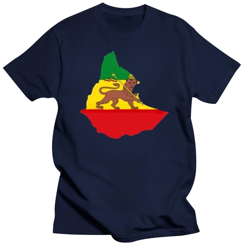 Flag map of Ethiopian Empire Funny Photos Woman T-Shirts