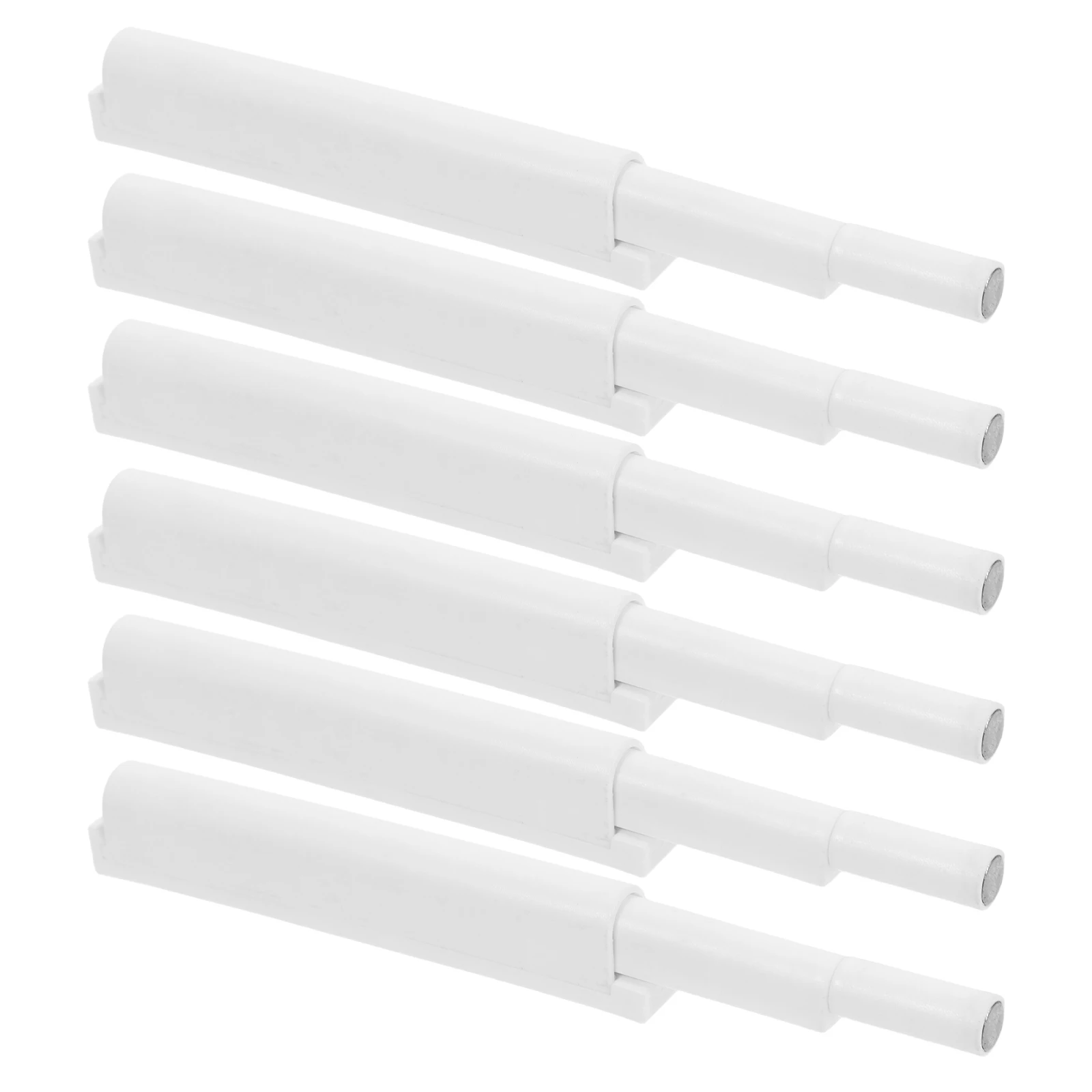

6pcs Damping Buffer Cabinet Door Damper Hardware Push to Open Spring Hinge Repair Plate Kitchen Wardrobe Furniture Drawer