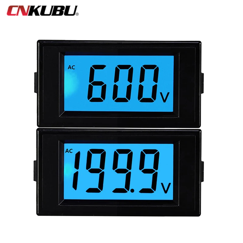 D69-22 AC/DC8-12V AC Voltage Digital Display Meter Isolated Power Supply LCD Digital Display AC 0-200V600V High Precision