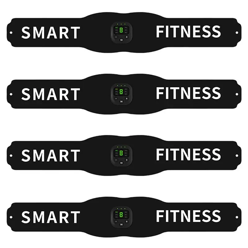 

3X Muscle Stimulator Trainer Smart Fitness Abdominal Training Electric Weight Loss Stickers Body Slimming Belt Unisex