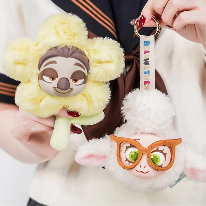 Zestaw Niespodzianek Crazy Zootopia Blind Box Judy Nick Pluszowa Lalka Zabawna Zawieszka Blind Box Modna Zabawka Niespodzianka Urocza Zawieszka do Plecaka Prezent