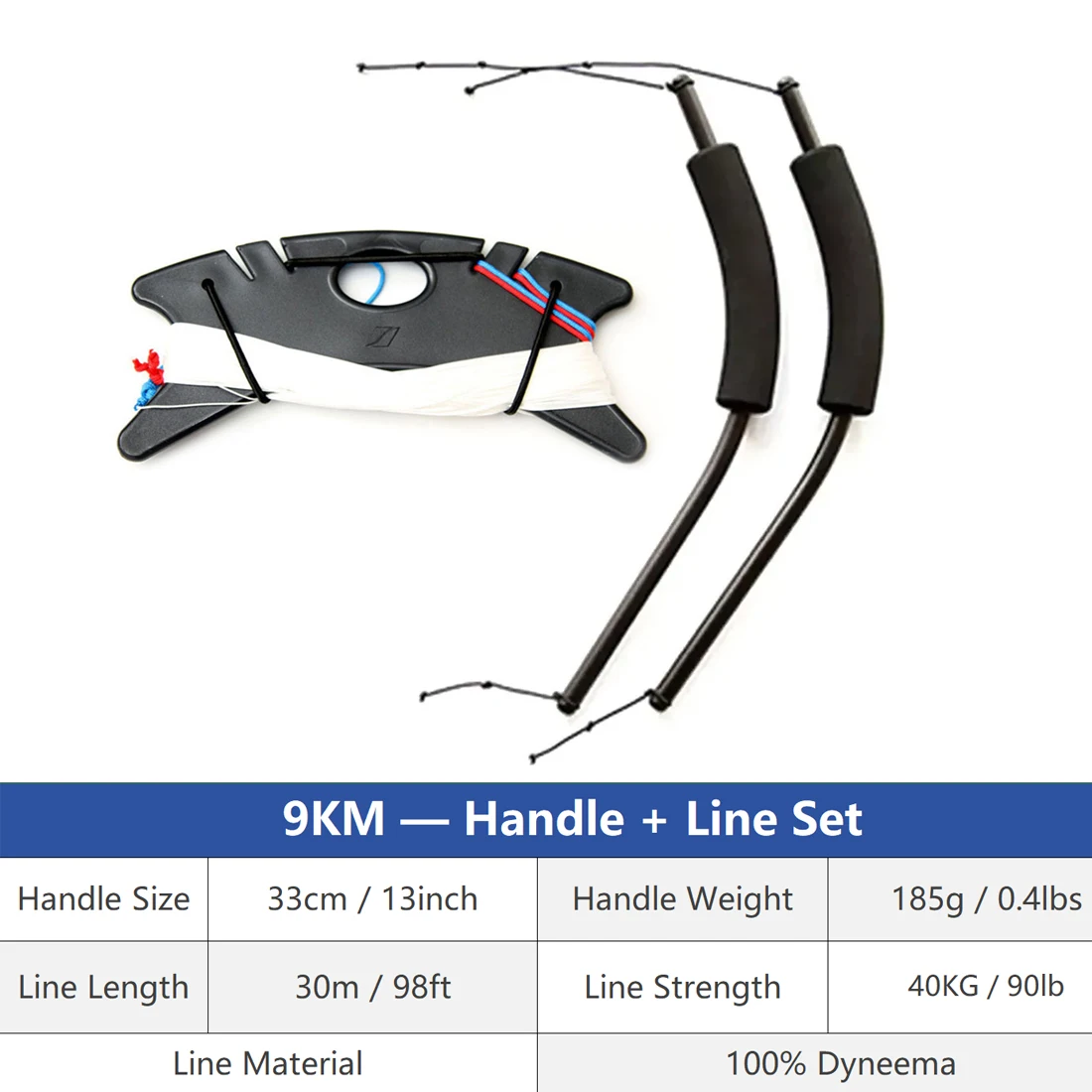 Freilein profissional Quad Line alças, liga de alumínio para Acrobatica Stunt Kite, voando Control Acessórios Ferramenta para Adultos, 33 centímetros