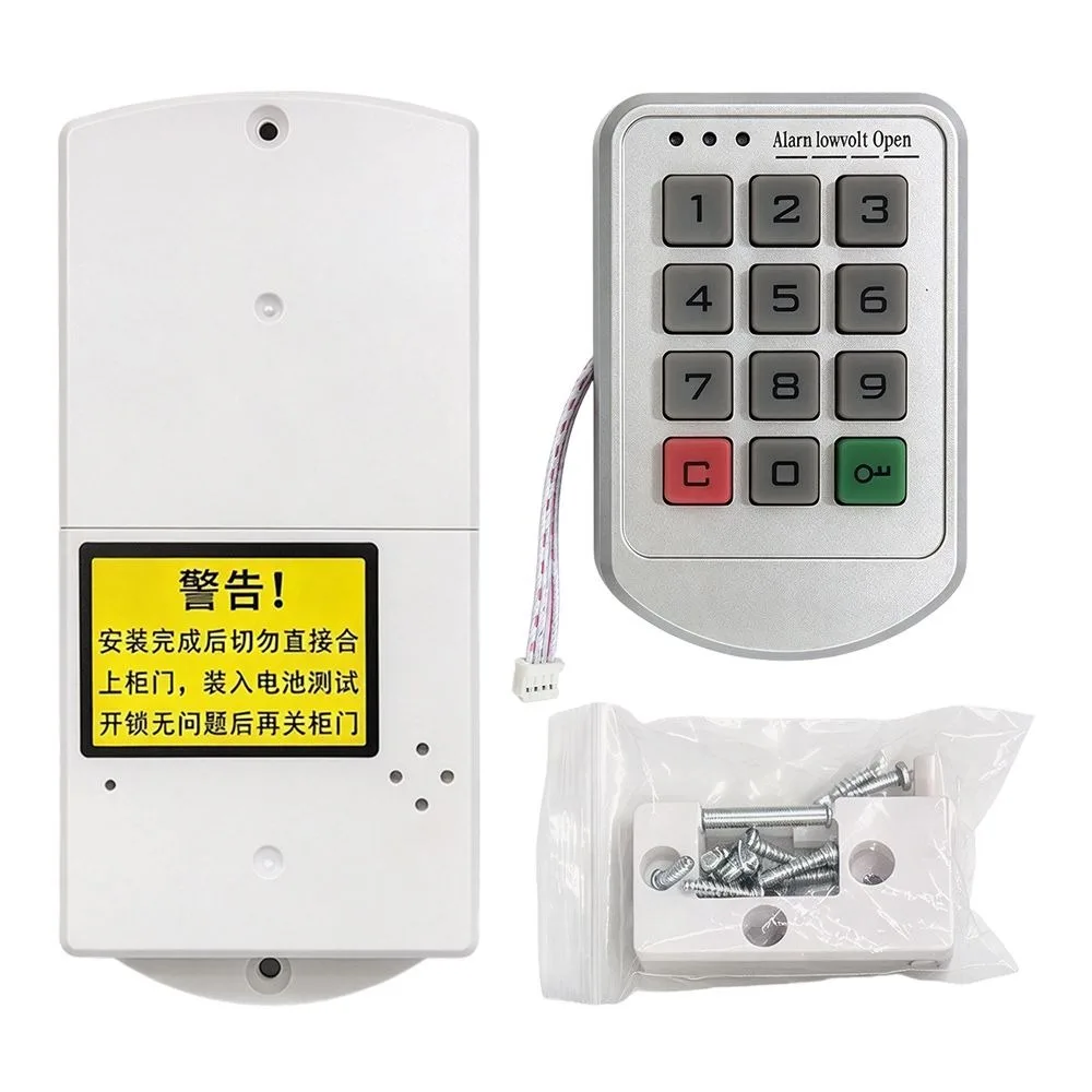 Keyless Electronic Cabinet Lock ABS Material Secure Keypad Cabinet Lock Convenient Rustproof Smart Cabinet Lock Closet