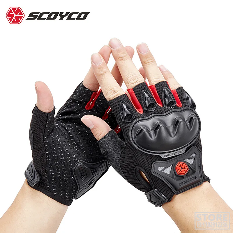 

SCOYCO Motocross Off-Road Racing Gloves Motorcycle Riding Half Finger Summer Outdoor Sports Dirt Bike Enduro Guantes Luva