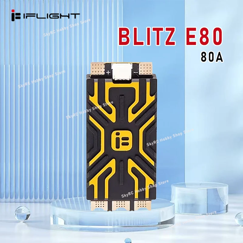 

IFlight BLITZ E80 Single 80A ESC G071 BLHELI32 2-8S LIPO для FPV Freestyle X-Class Cinelifter Drones DIY Запчасти