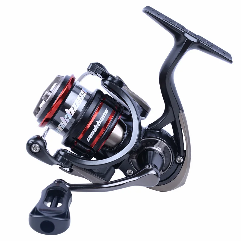 Seekbass Light Game Ultra-light Spinning Fishing Reel SK 800 1000 4kg Drag Power 9+1 5.2:1 Bait Finesse Shallow Spool Reel