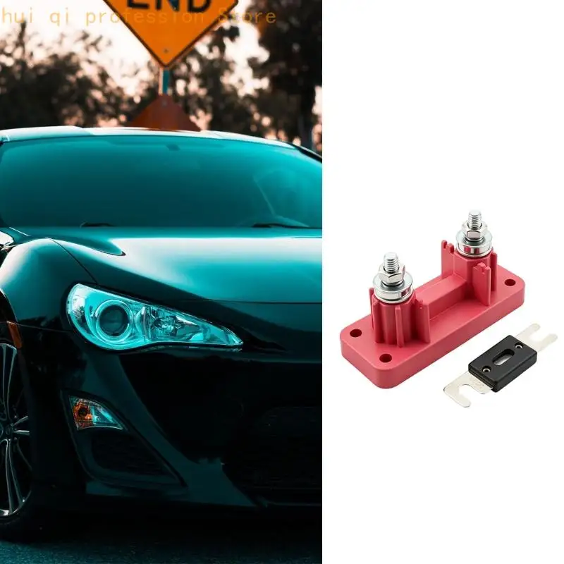ANL Sicherungshalter ANL Power Block 500A Schnellinstallation für Car Sound Truck DIY H8WE – Detail 9