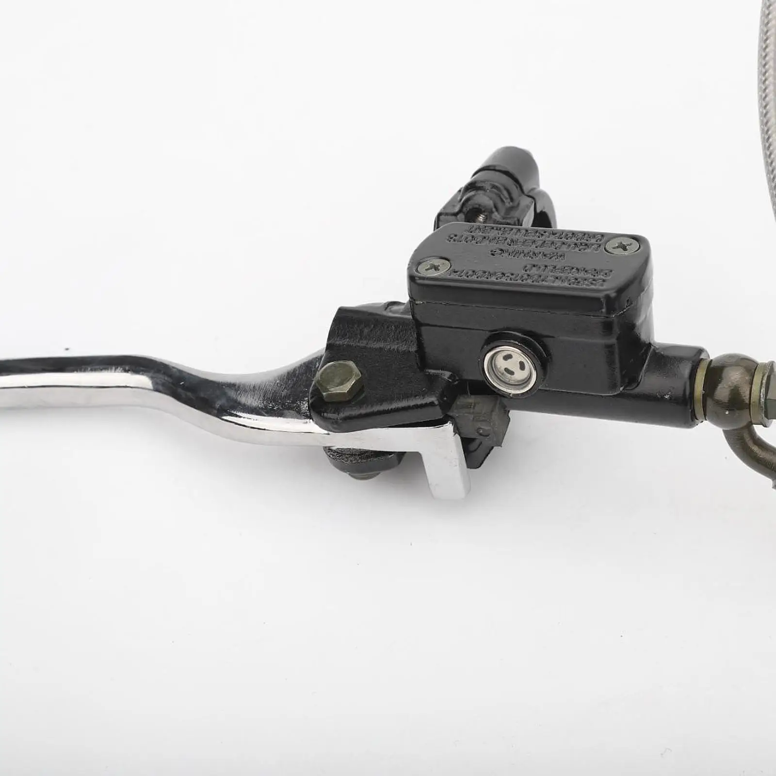 Rear Disc Hydraulic Brake Assembly Caliper Master Cylinder Metal ABS Kit for Mini Motorcycle Replacement
