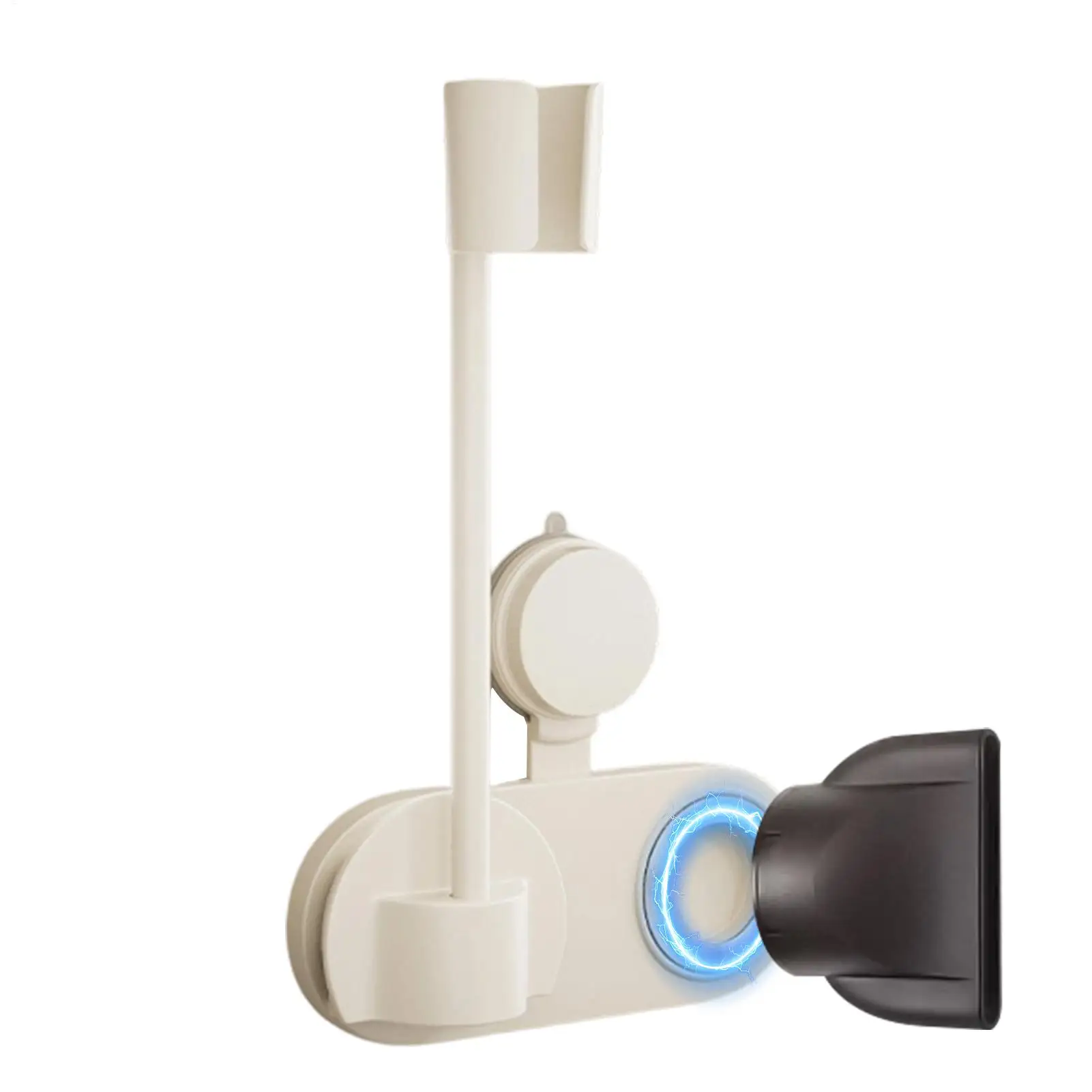 

Blow Dryer Holder Wall Mounted Suction Cup Organizer Hands-Free Blow Dryer Holder For Bathroom Bedroom Wall Salon Home Hotel