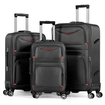 Oxford Fabric 3-Piece Luggage Set with TSA Lock, 360-Degree Silent Wheels – view 1