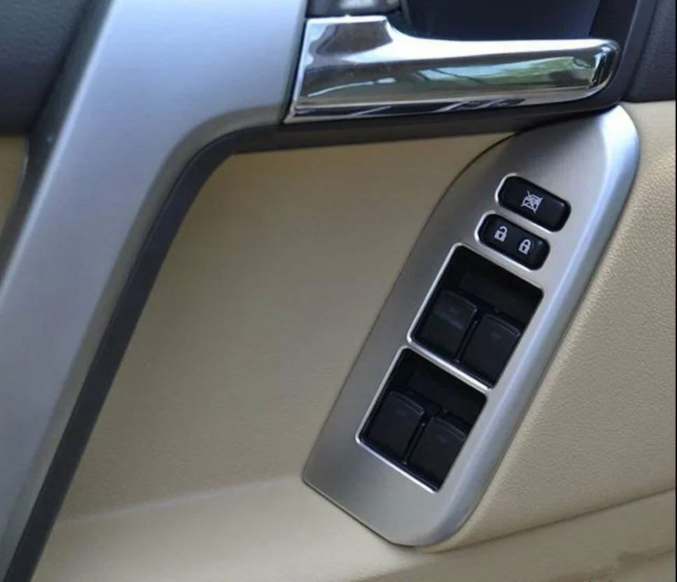 

Stainless Door Handle Bowl Trim Body Kits For Toyota Land Cruiser 150 Prado FJ150 2010-2018 Car Interior Accessories