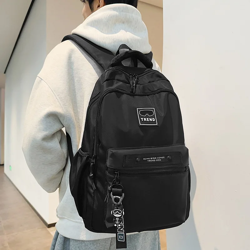 Workwear men's backpack travel capacity commuting computer backpack college student backpack male junior high school