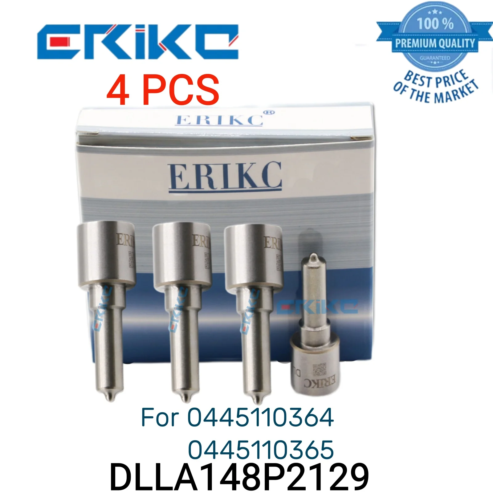 

4 PCS DLLA148P2129 Nozzle Engine 0 433 172 129 DLLA 148 P 2129 Nozzle Injection Diesel DLLA 148P2129 for 0445110364 365