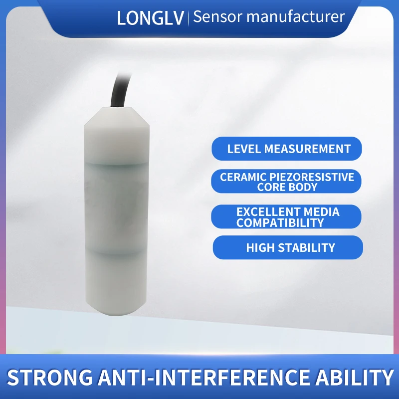 LONGLV PTL602 Input Type Anti Korosi Sensor Tingkat Cair