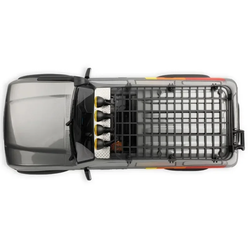 Simulatie Bagagerek Front End Metalen Antislip Beschermend Paneel voor 1/10 FMS FCX10 LC80 Accessoires