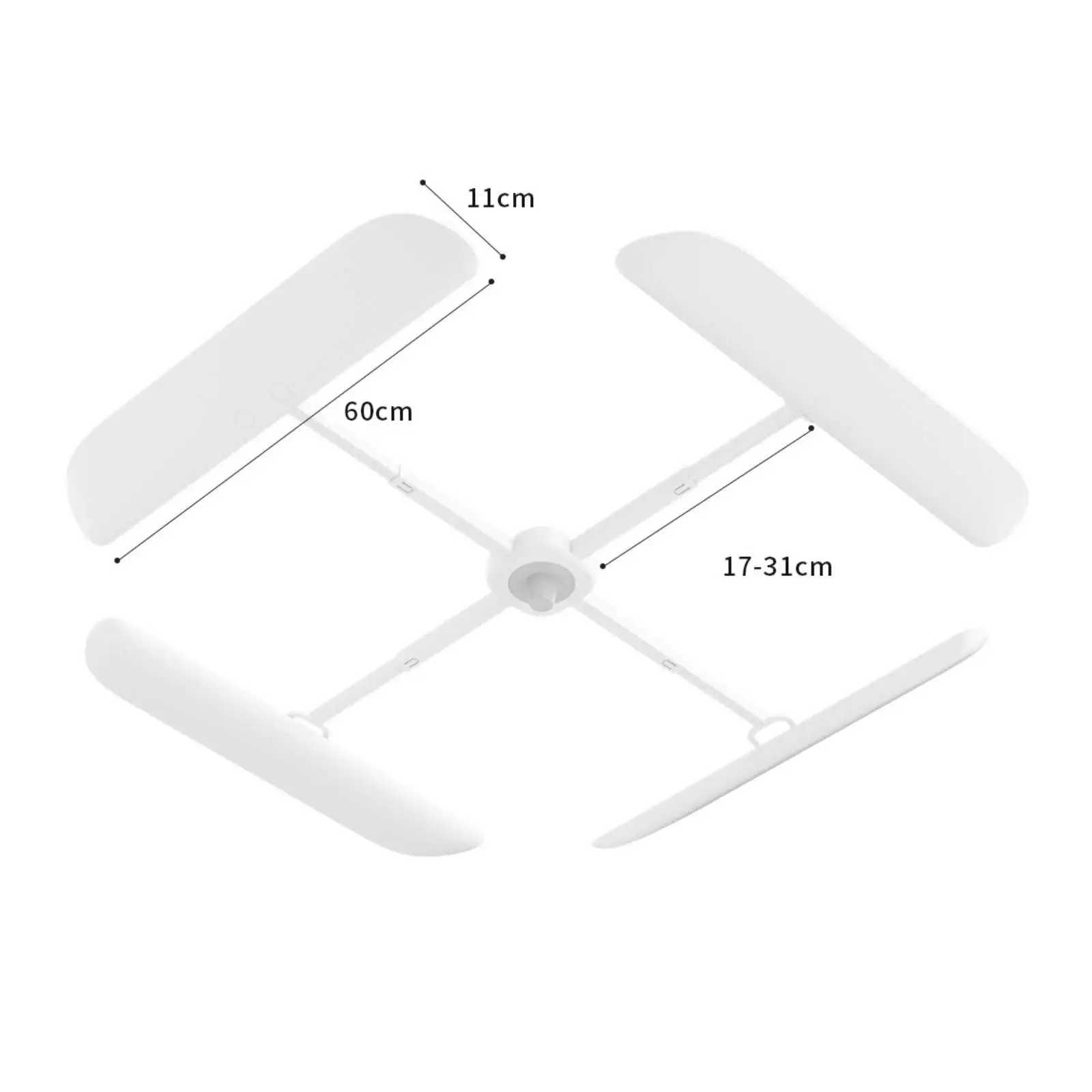 Retractable Air Conditioner Air Deflector Accessories Lightweight Household Easy Installation Wind Guide Anti Wind Baffles White