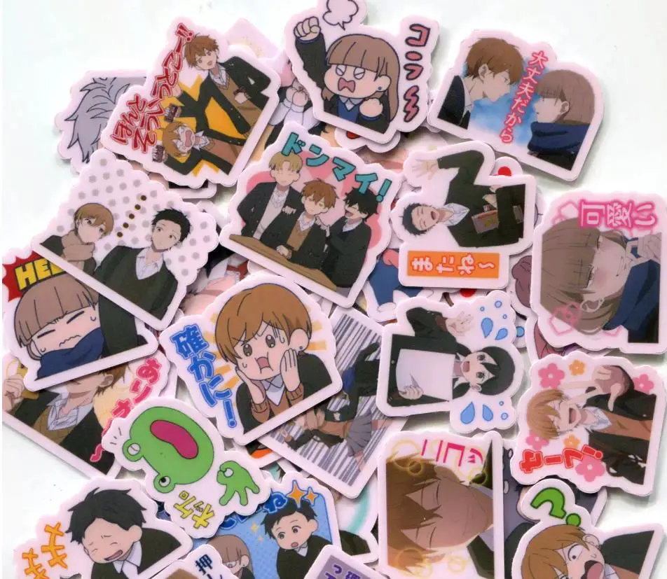 40pcs/pack the ramparts of ice  2-3cm waterproof DIY  sticker
