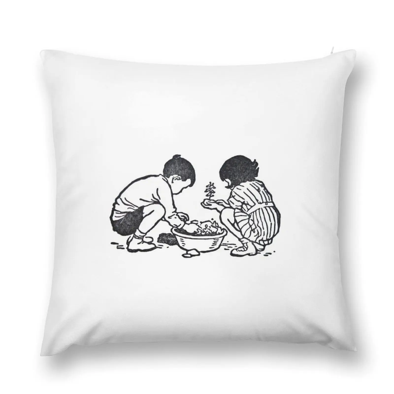 Billy Blunt and Milly Molly Mandy gardening Throw Pillow christmas supplies Sofas Covers Decorative pillowcase pillow