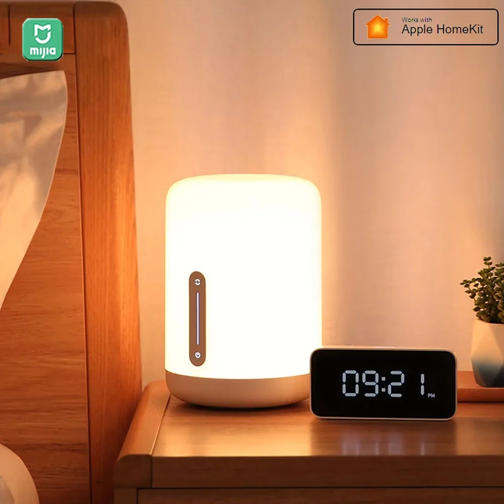 

Mijia Bedside Lamp 2 Smart Touch LED Night Light with Large Light-emitting Area and 400 Lumens Multi-language Control