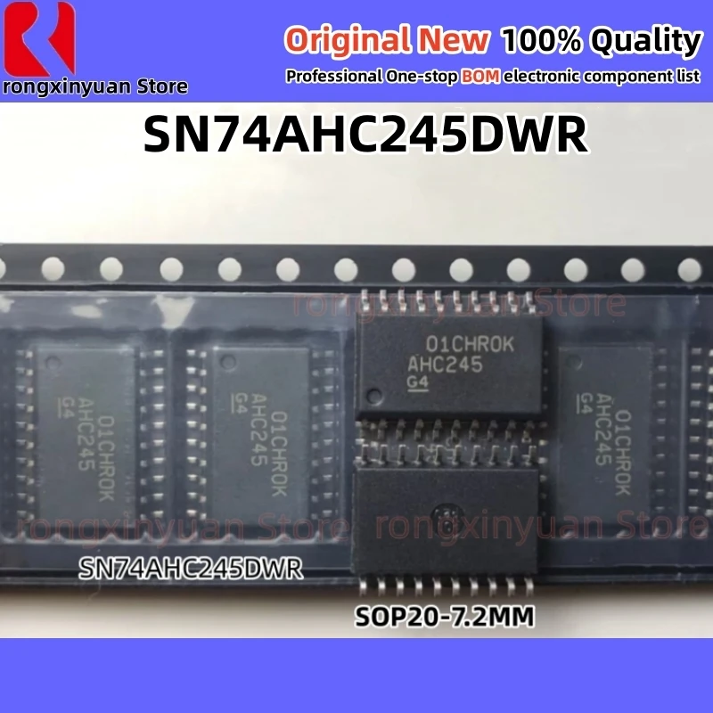 10PCS SN74AHC245DWR AHC245 SOIC-20 SN74AHC245DW SN74AHC245 74AHC245 OCTAL BUS TRANSCEIVERS WITH 3-STATE OUTPUTS New Original