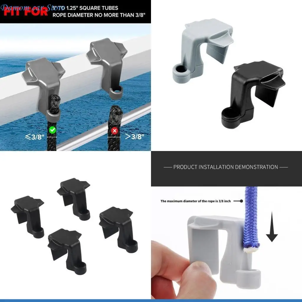 A2UC Antislip Boat Bumper Fasteners Clips, Enhanced Safety Stability Corrosion Resistant for Maintenance Professional