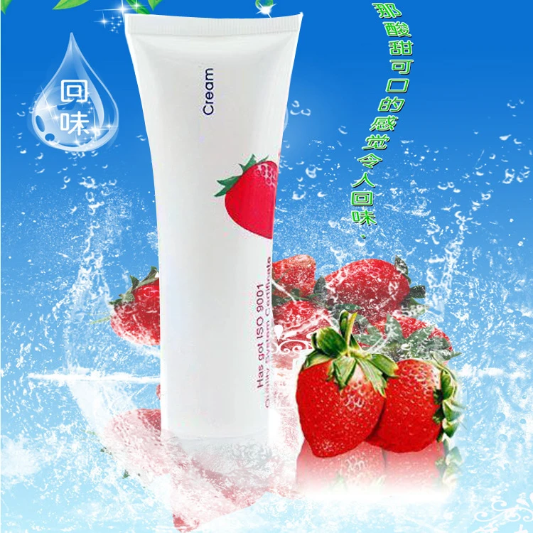 Love Kiss-lubricante corporal para masaje sexual, sabor a fruta, para pareja, 100ml