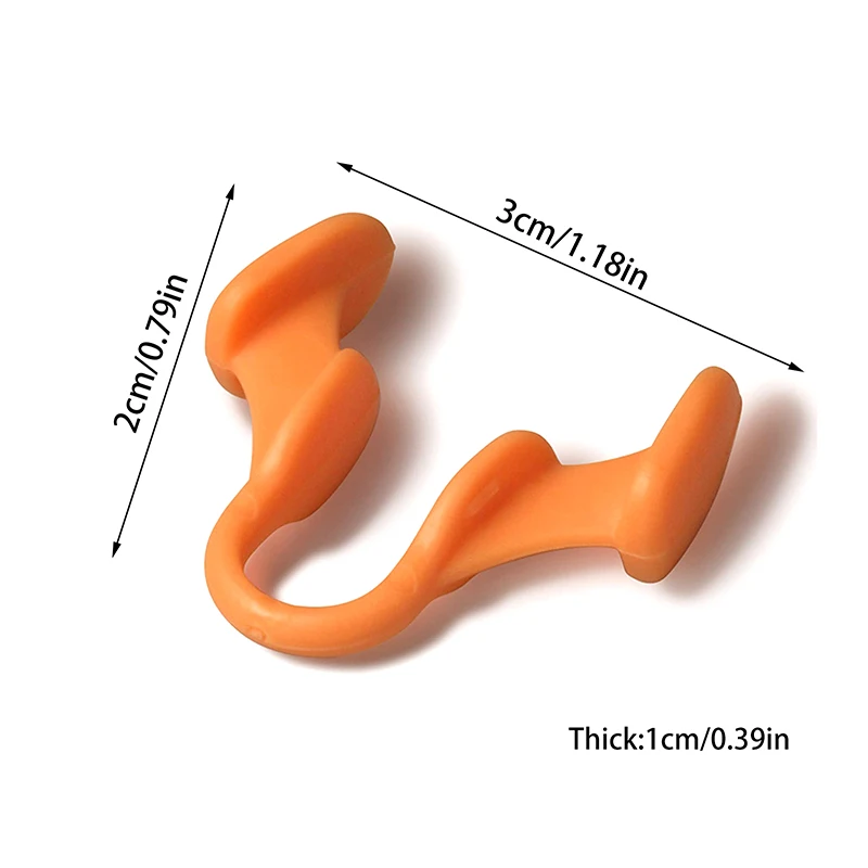 1 pz trasparente/arancione Silicone naso Clip Anti russare dilatatore nasale smettere russare aiuto facile respirare migliorare dormire rinite