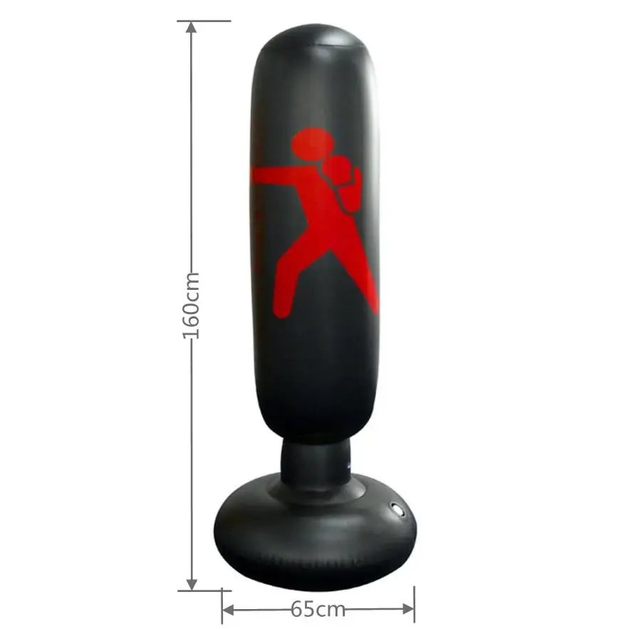 SALE Vertical Inflatable Boxing Column Adult Fitness Decompression Inflatable Punching Bag Blow Column Thickened Tumbler Column