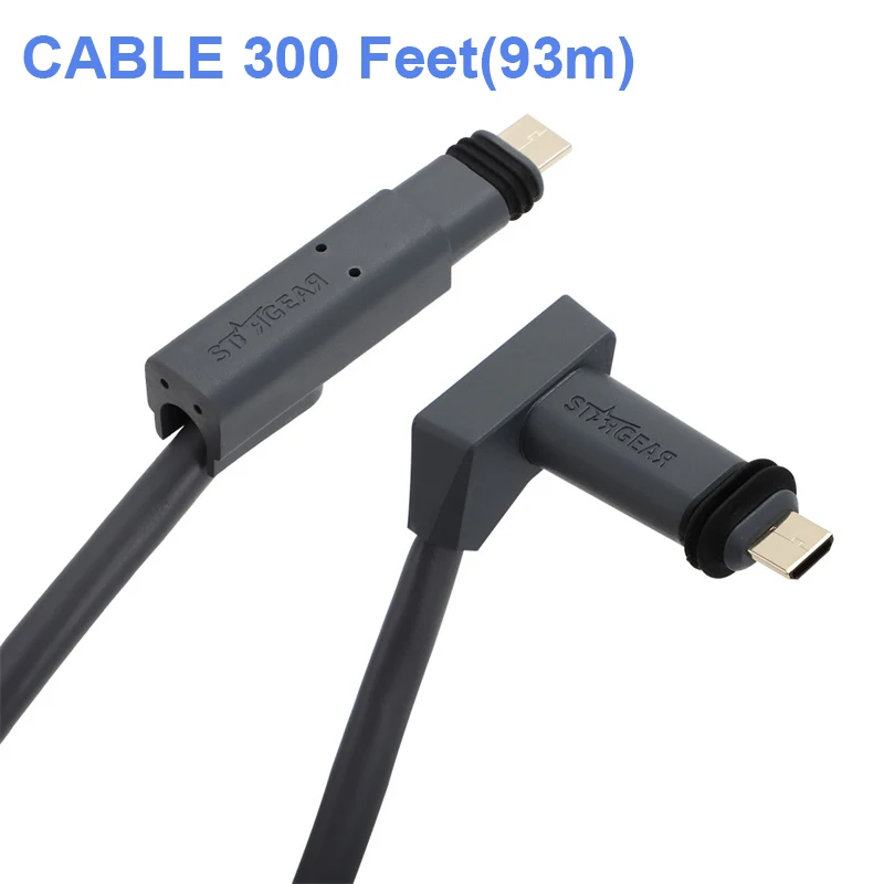 

for Satellite Cable Cable Extension with End Caps for Starlink Rectangular Satellite V2 300FT/91M Internet 300FT Kit