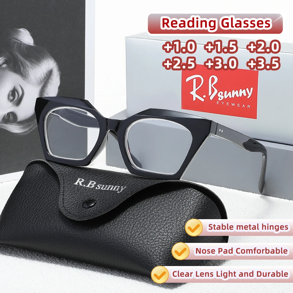 Oculos-de-leitura-femininos-com-armacao-plastica-Oculos-para-presbiopia-Oculos-anti-luz-azul-com-dioptria-de-10-a-35