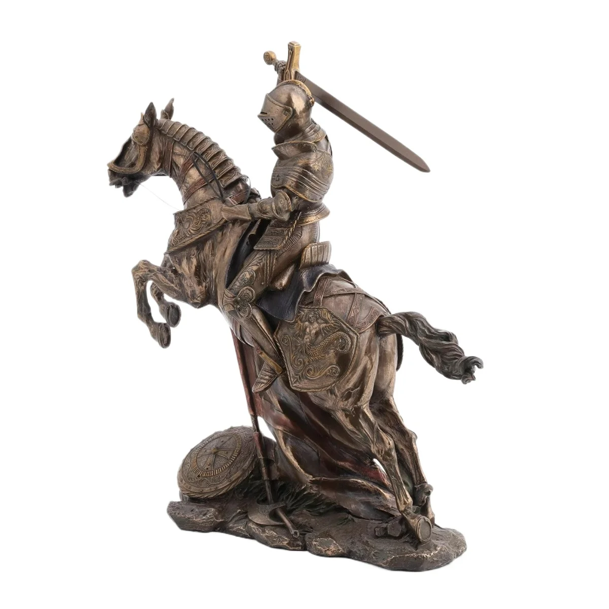 Ancient Roman Knight Arts and Crafts Furnishing Articles Creative Living Room Office Decoration Culpture Crafts Statue