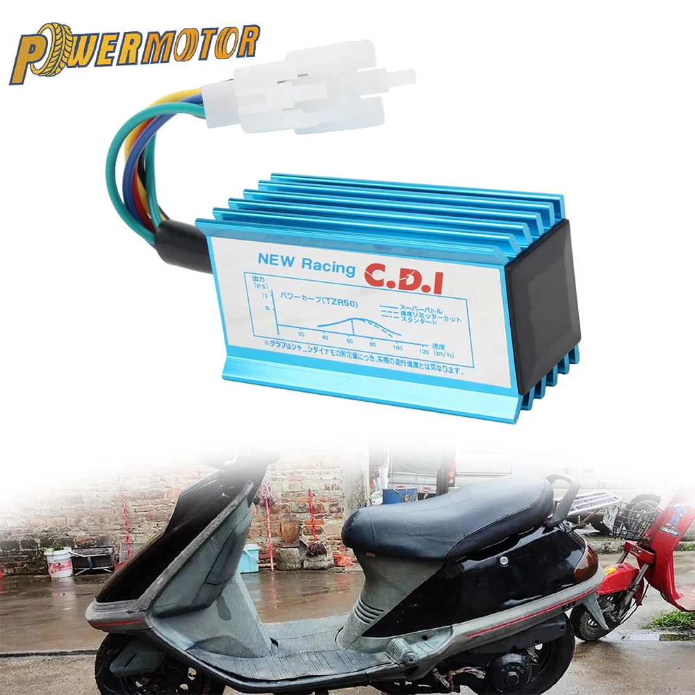 Motorcycle 6-Pin AC Performance Ignition CDI Box Replacement Control Module For Honda CG125 150cc 140CC Express Scooter Moped