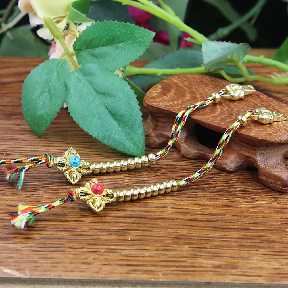 2Pcs Fine Workmanship Buddha Beads Counter Comfortable Touch Meditation Accessory Buddha Beads Counter DIY Supply