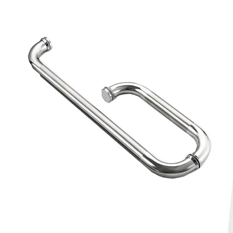 

1PCS 304 Stainless Steel Glass Door Handle Bathroom Door Handrail Knob Fittings Handles Hardware Door Sliding Double-sided